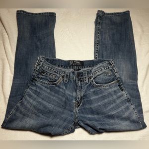 Mens Silver Zac Jeans